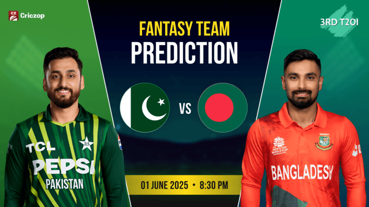 Pakistan vs Bangladesh Fantasy team