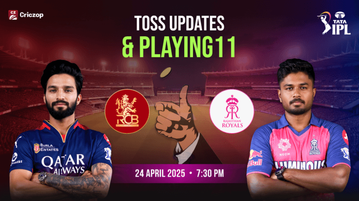 RCB vs RR toss Updates