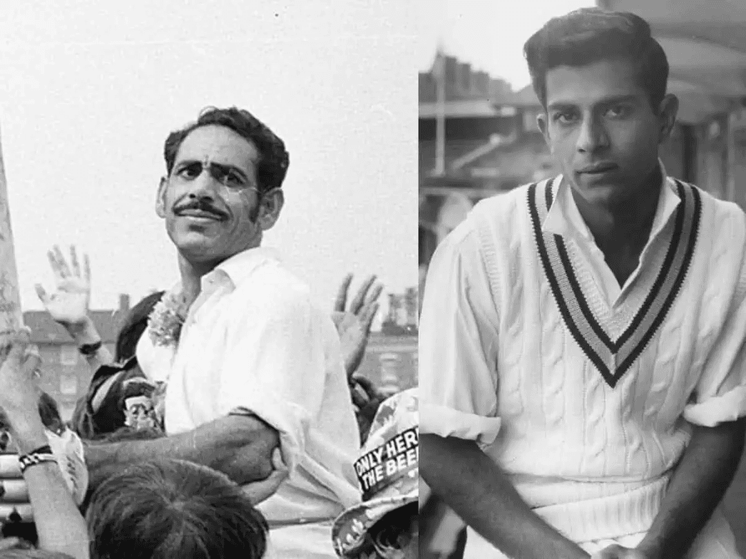 Syed Ali and Sunil Gavaskar