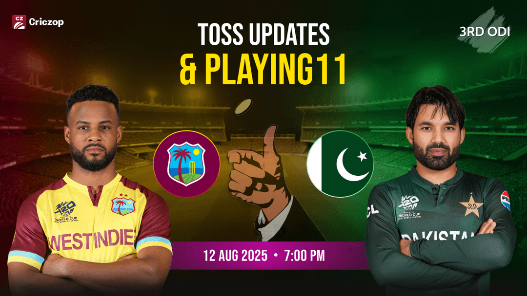 West Indies vs Pakistan 3rd ODI toss updates 
